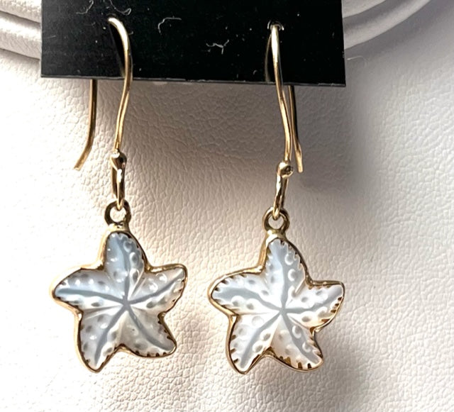 Earrings Starfish dangles