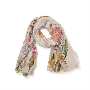 Scarf Pop Flowers Pink