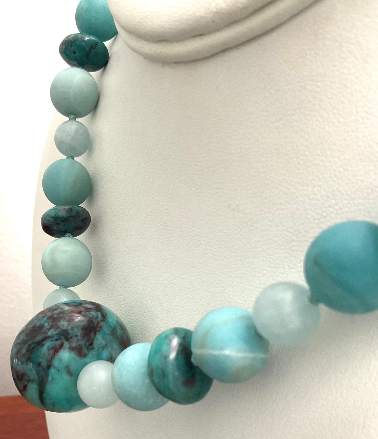 Necklace Turquoise & Amazonite