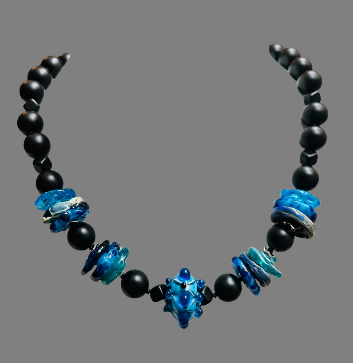 ONYX & LAMPGLASS BEADS