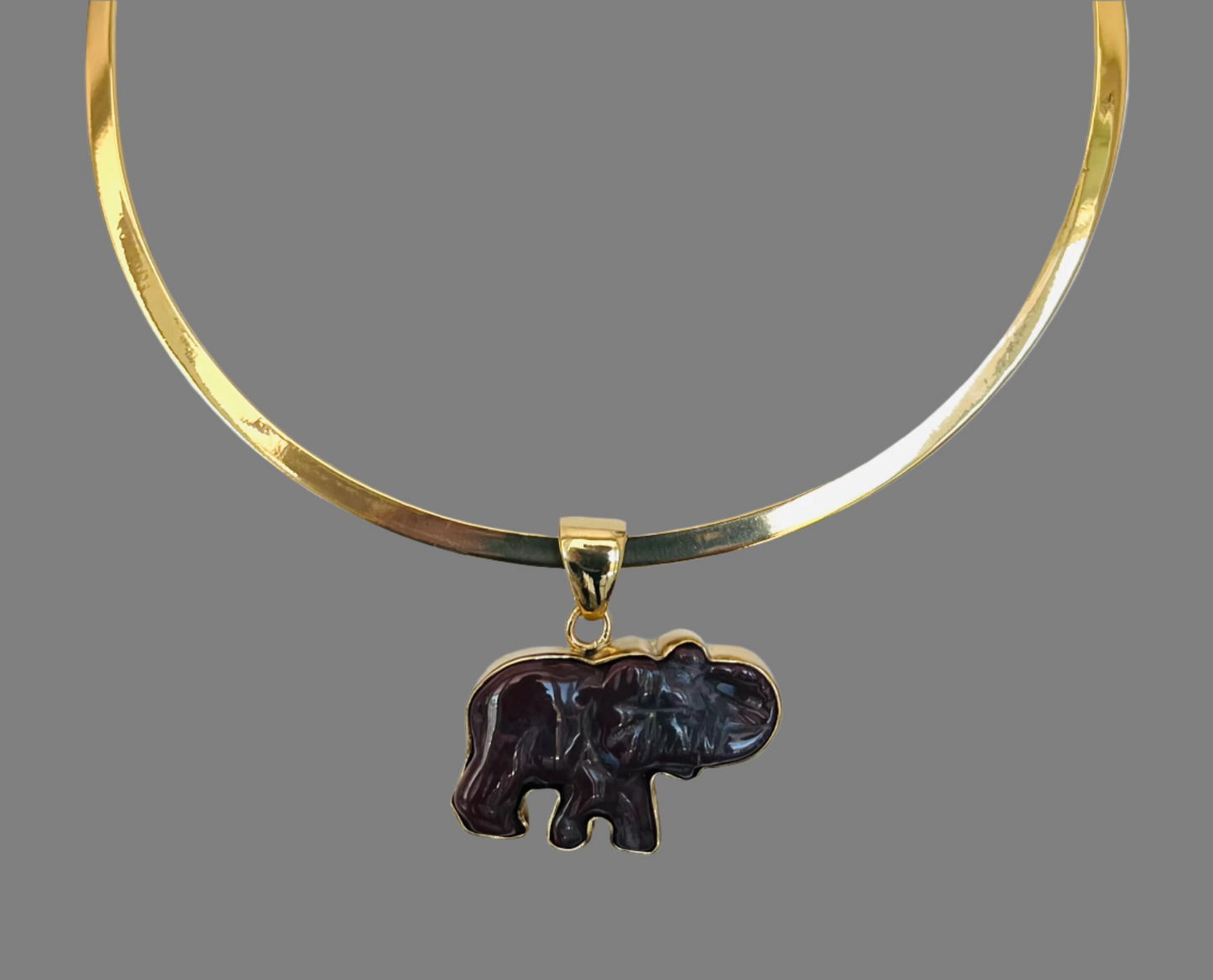 Pendant Elephant Jasper/Achemia
