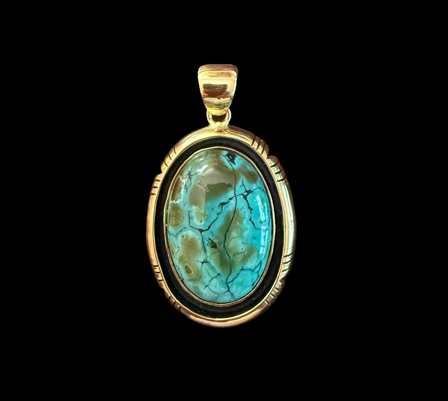 Pendant Turgquoise in Alchemia