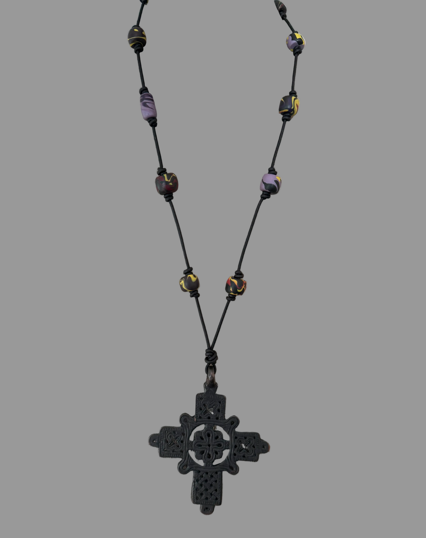 cross and glass