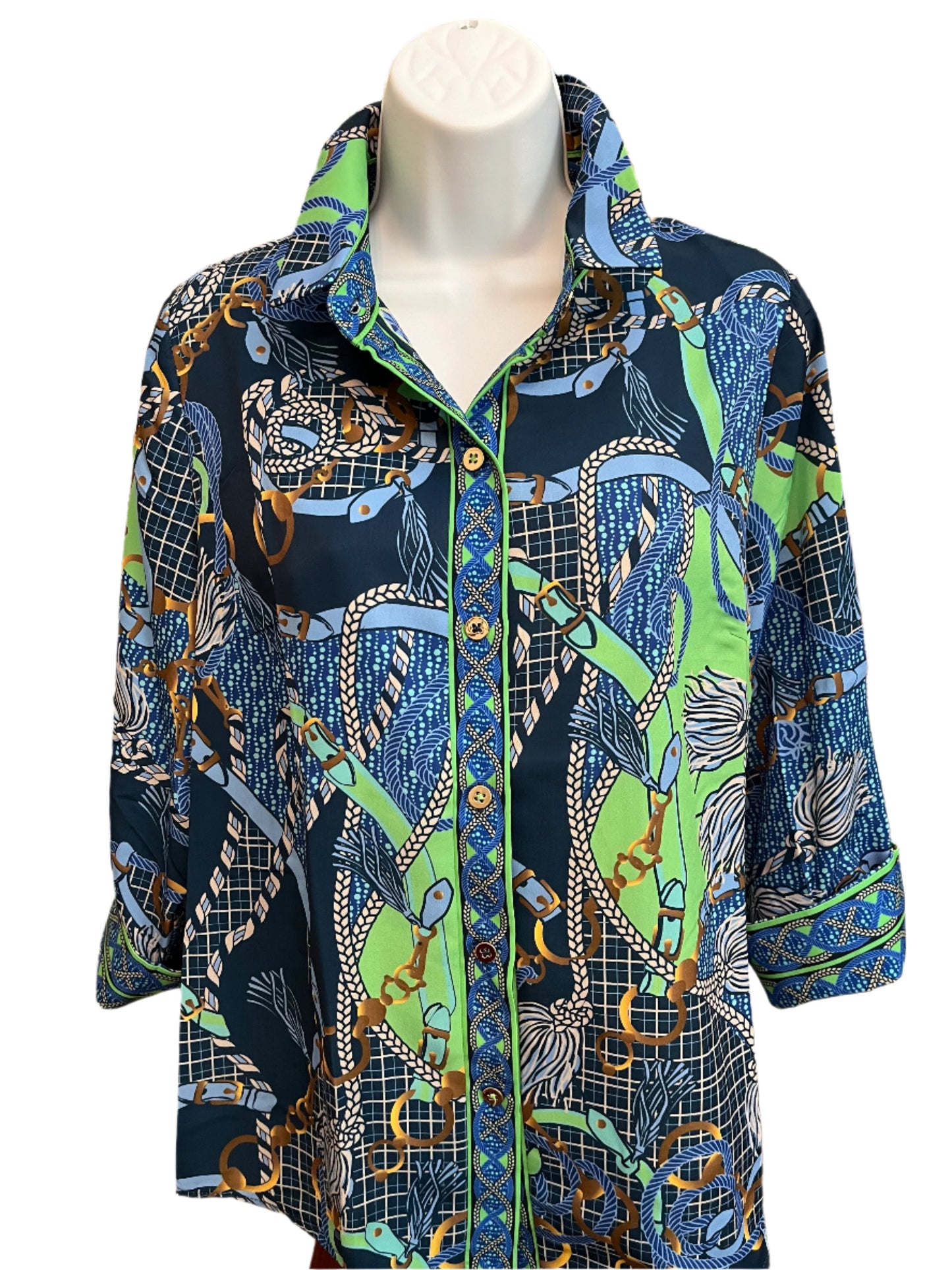 Boyfriend Shirt Ditto Blue M