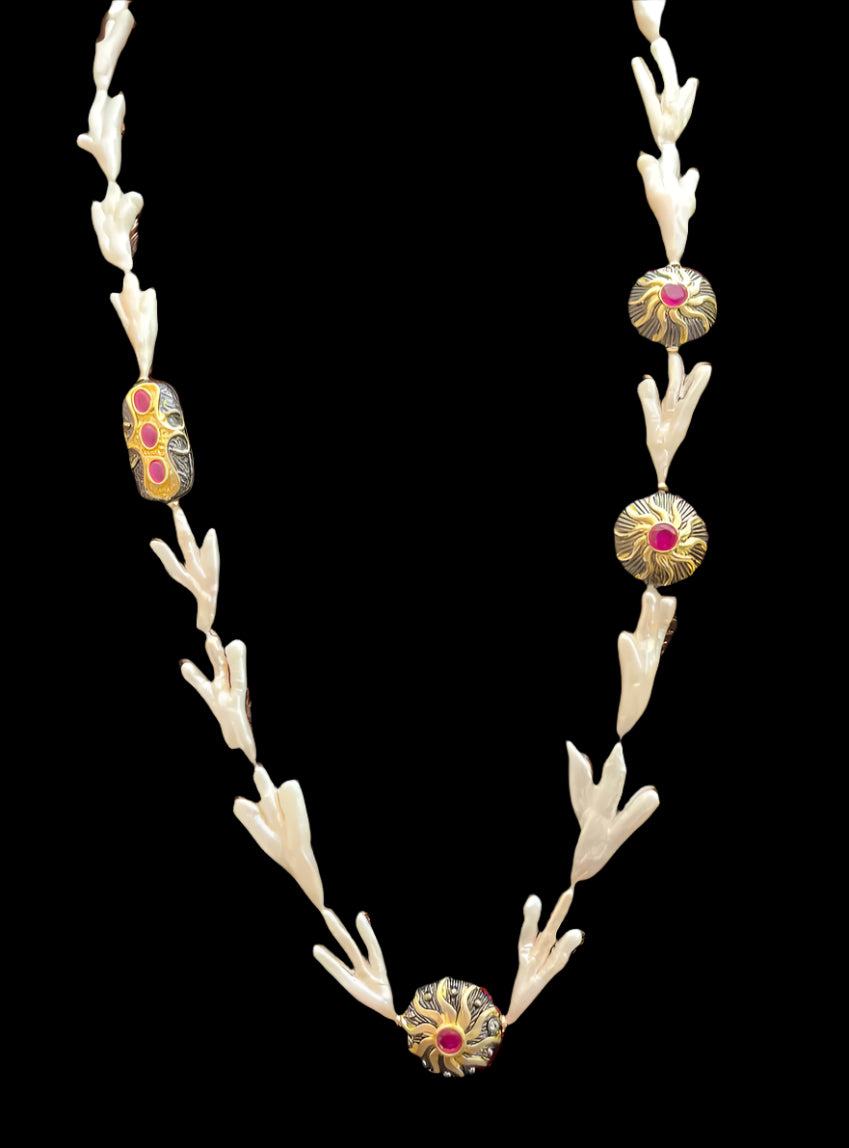 Necklace "Twigs & Gems"