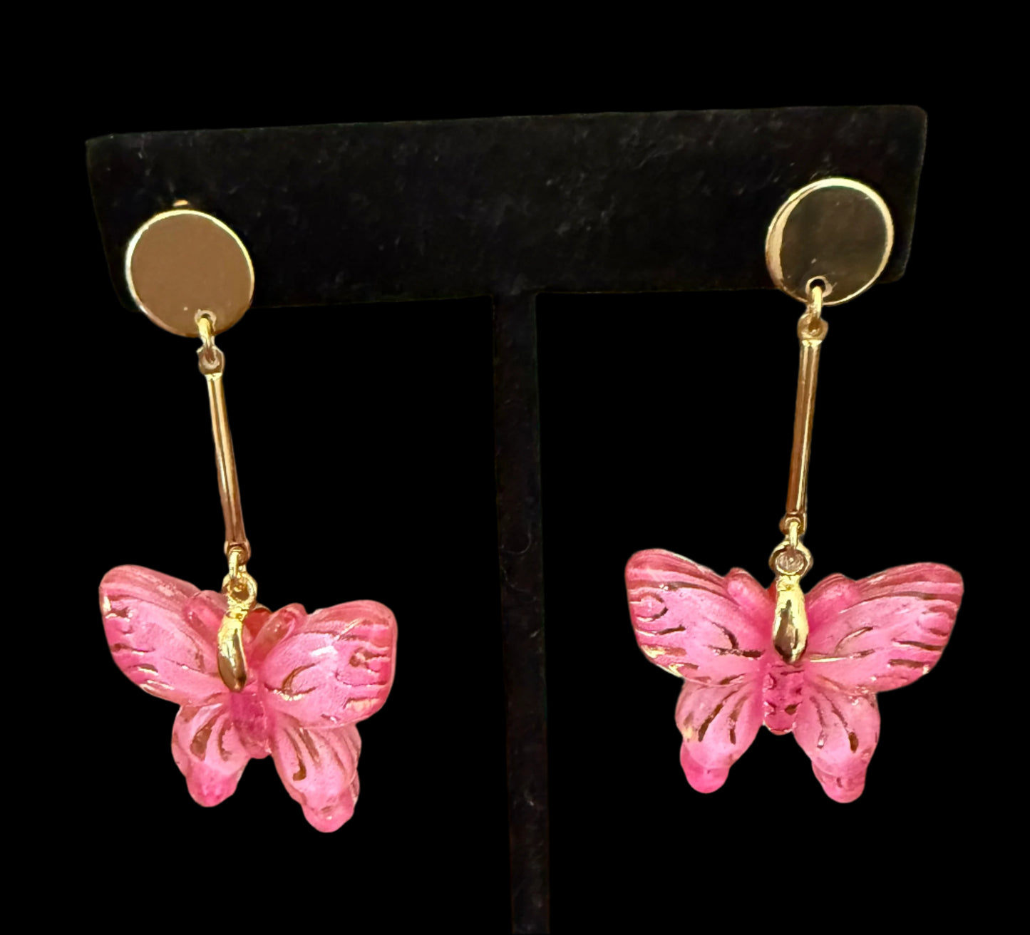 Earrings Butterfly Dangle