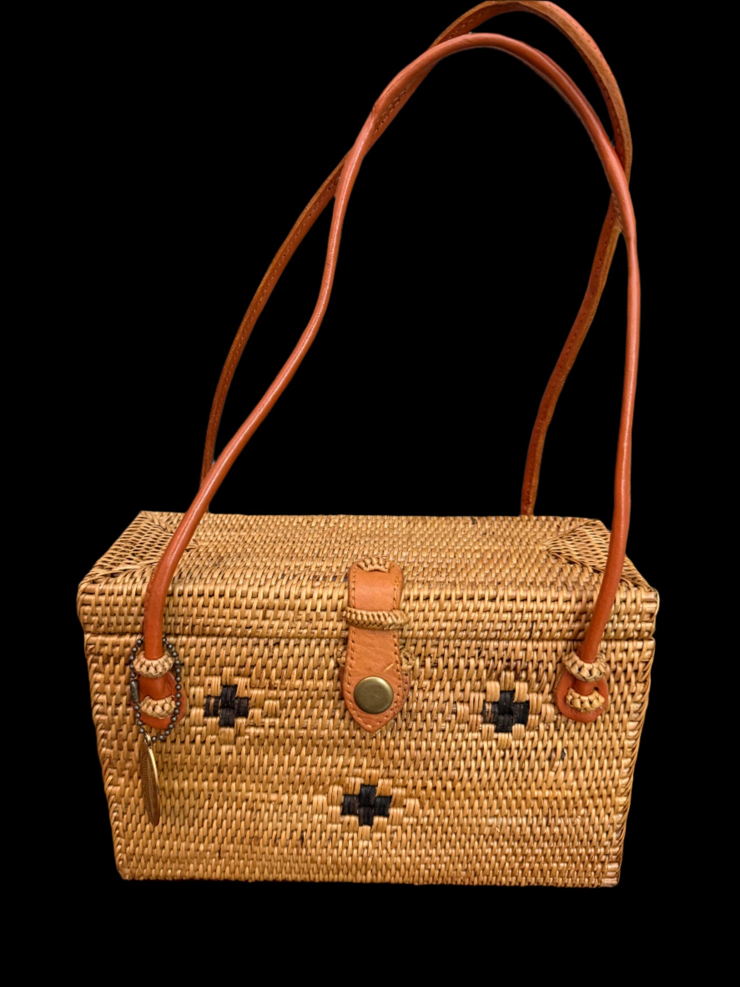 Purse Ata Vine Box Purse w Design