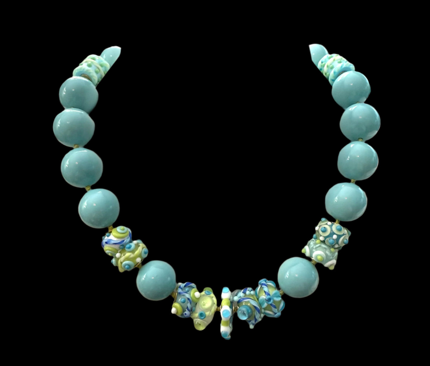 PALE BLUE SKY & SPRING GREEN