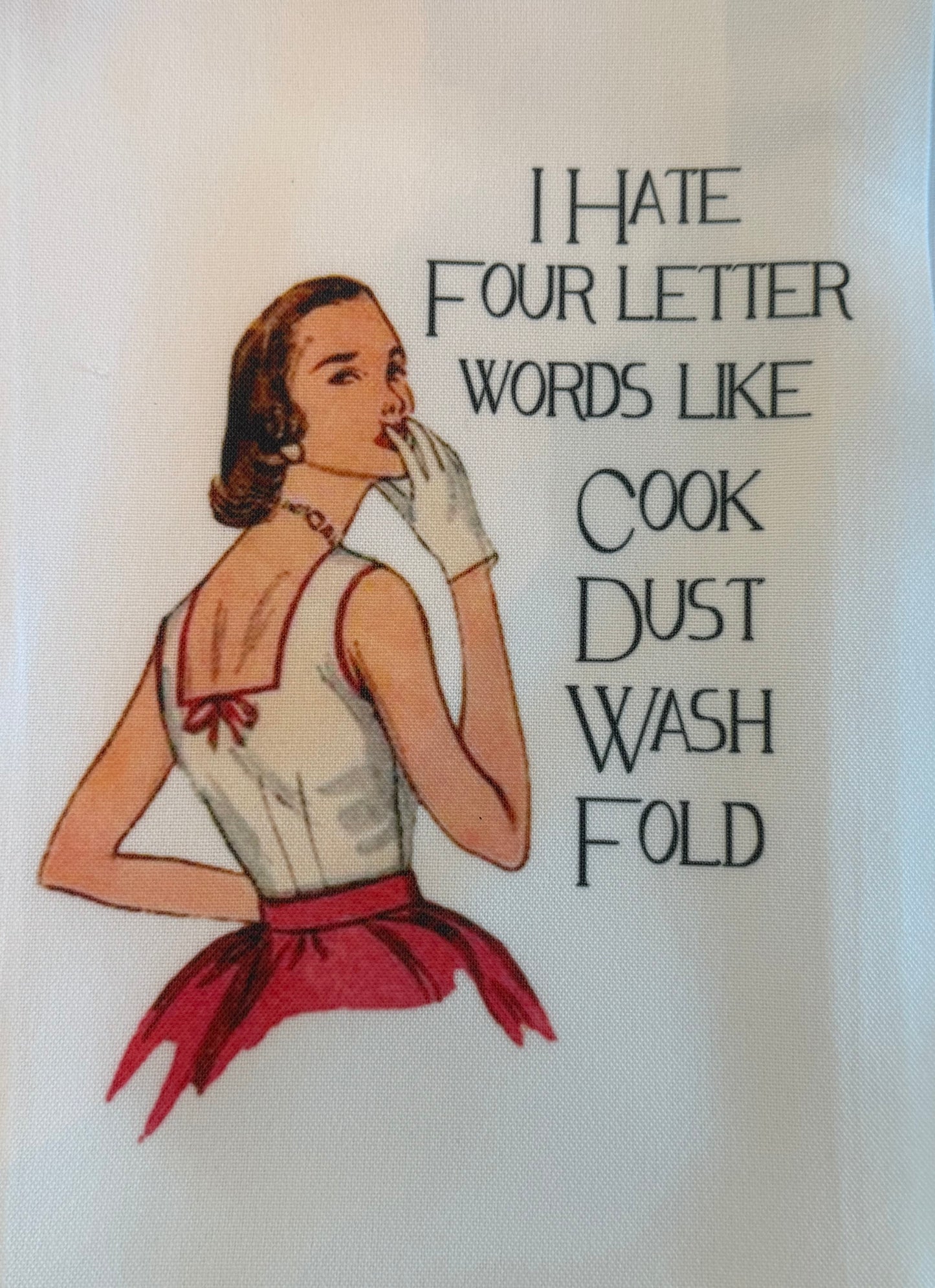 Funny Towels Four Letter Words