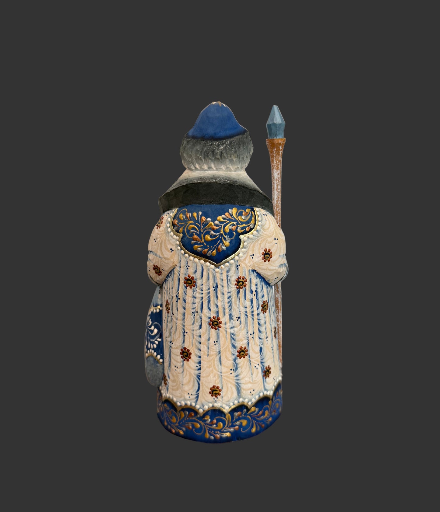 Santa in Blue and white Robe