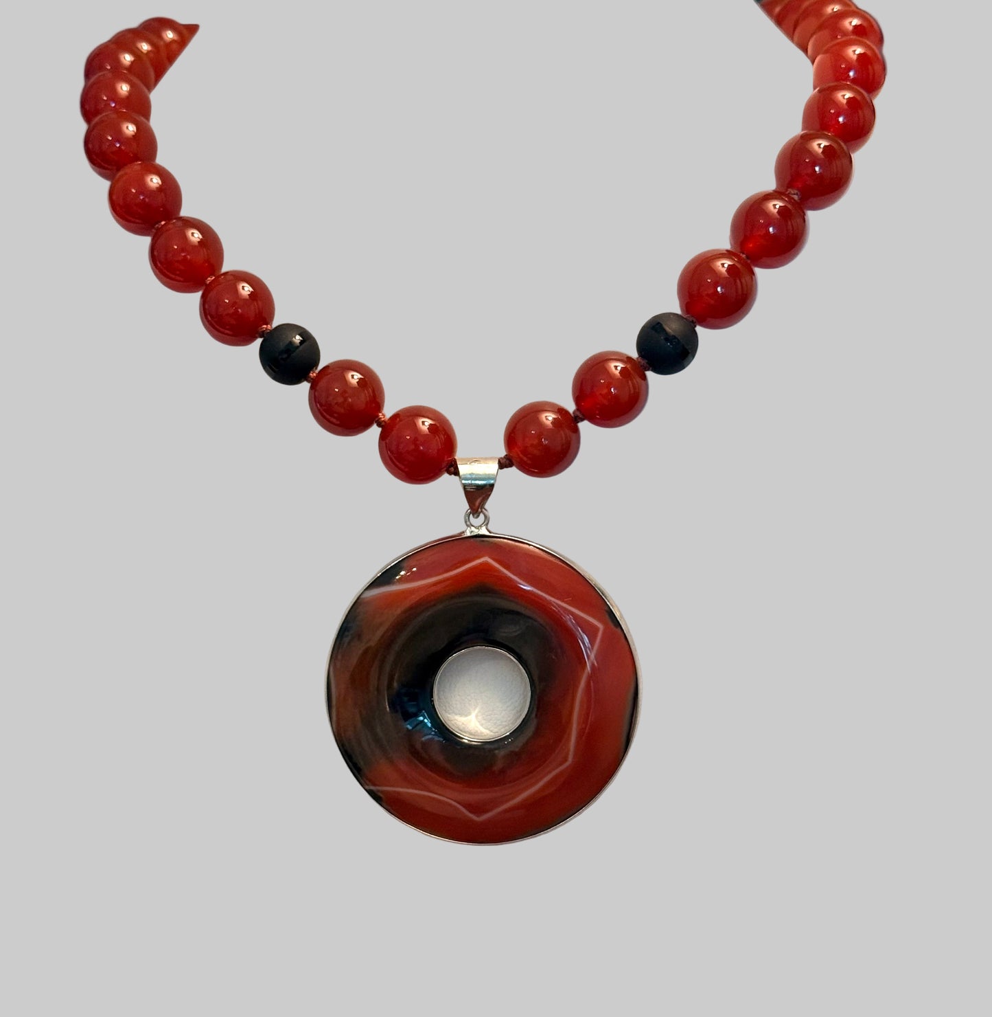 Carnelian Necklace and Pendant