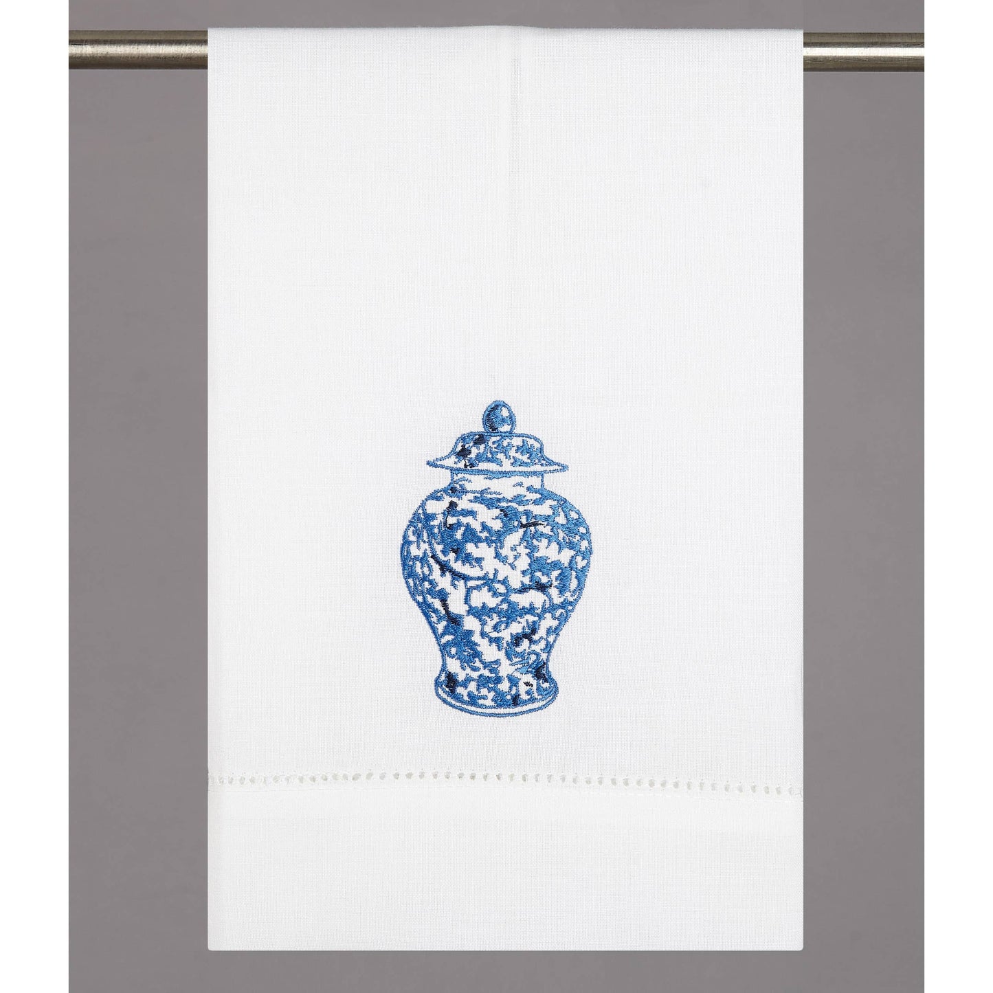Chinoiserie Vases Guest Towel - Sally Eckman Roberts