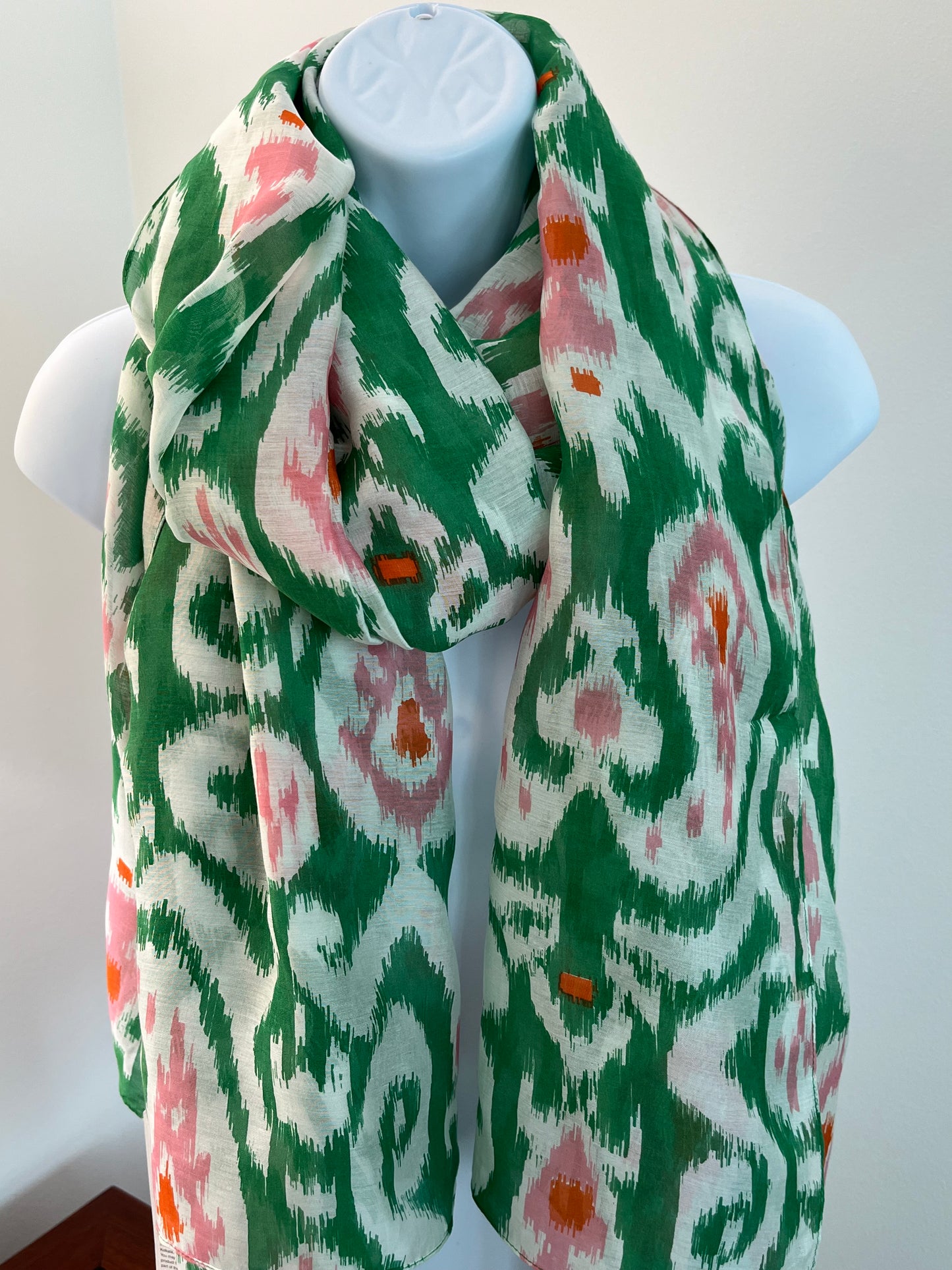 Ikat Print Green