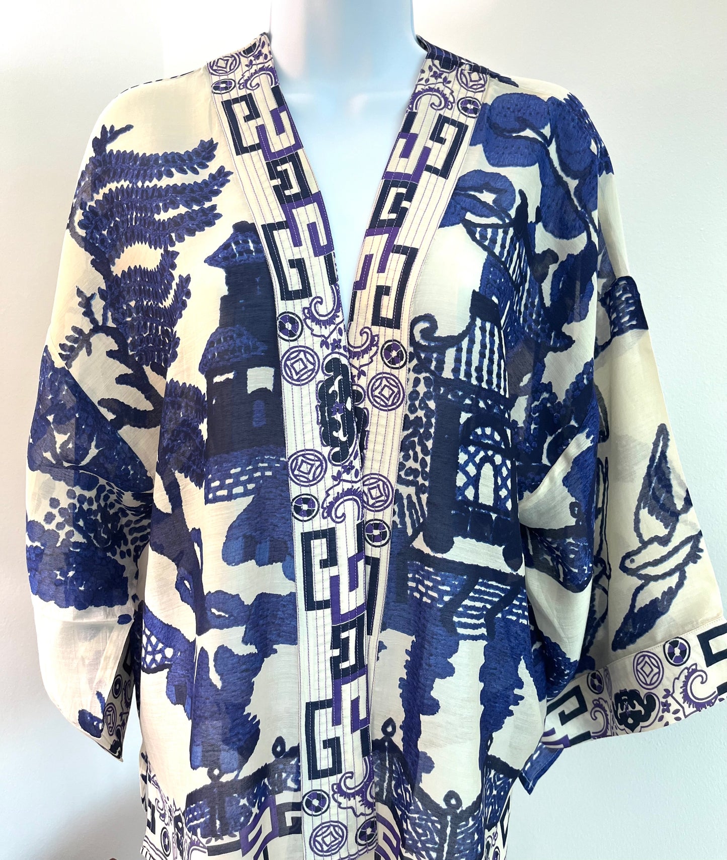 Giant Blue Willow Kimono *