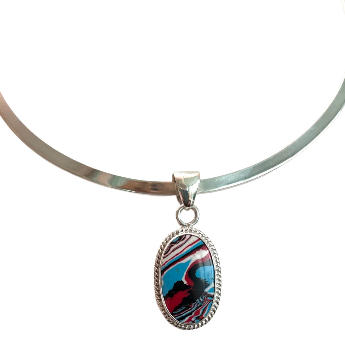Pendant Fordite-Sterling