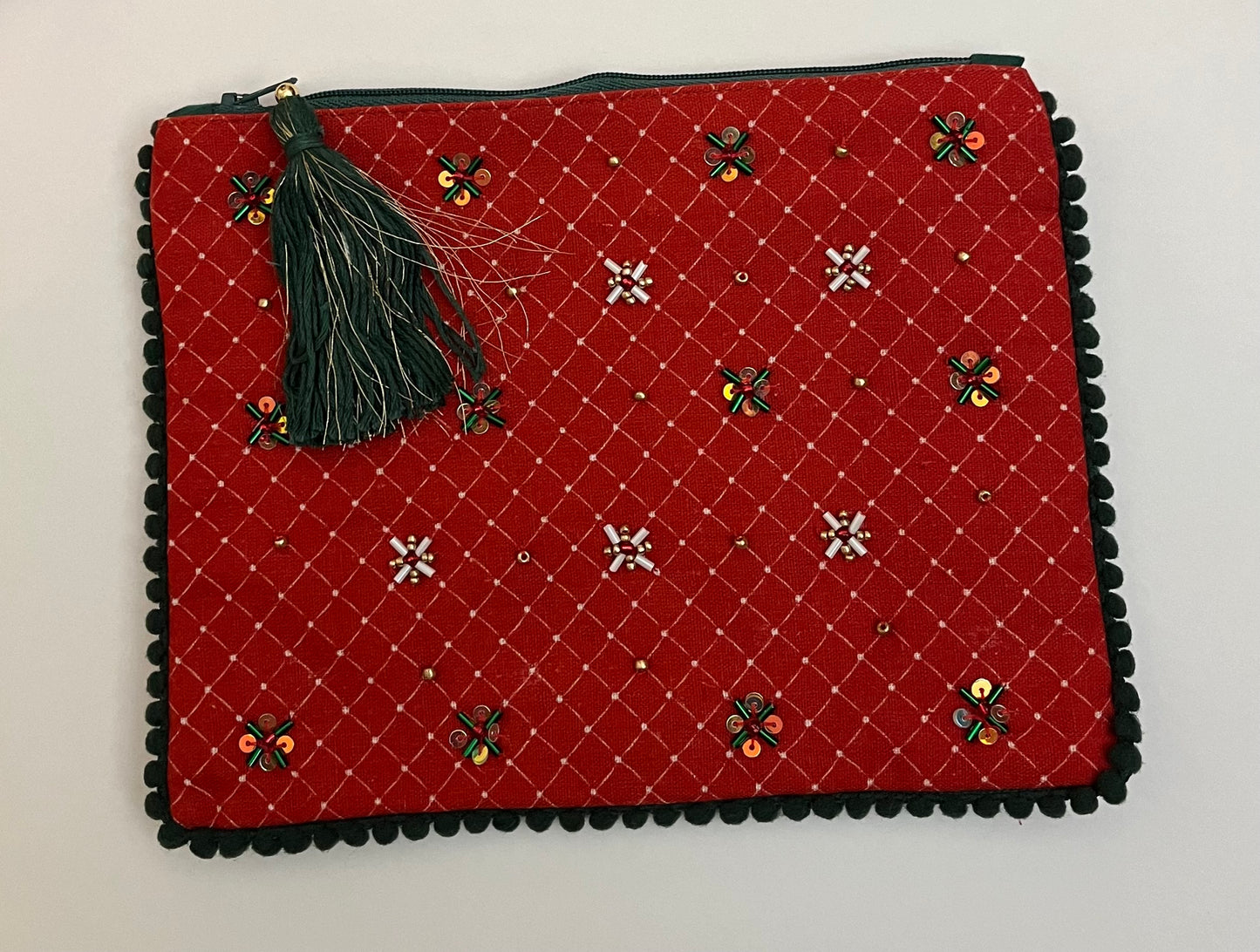 Pouch Red & Green