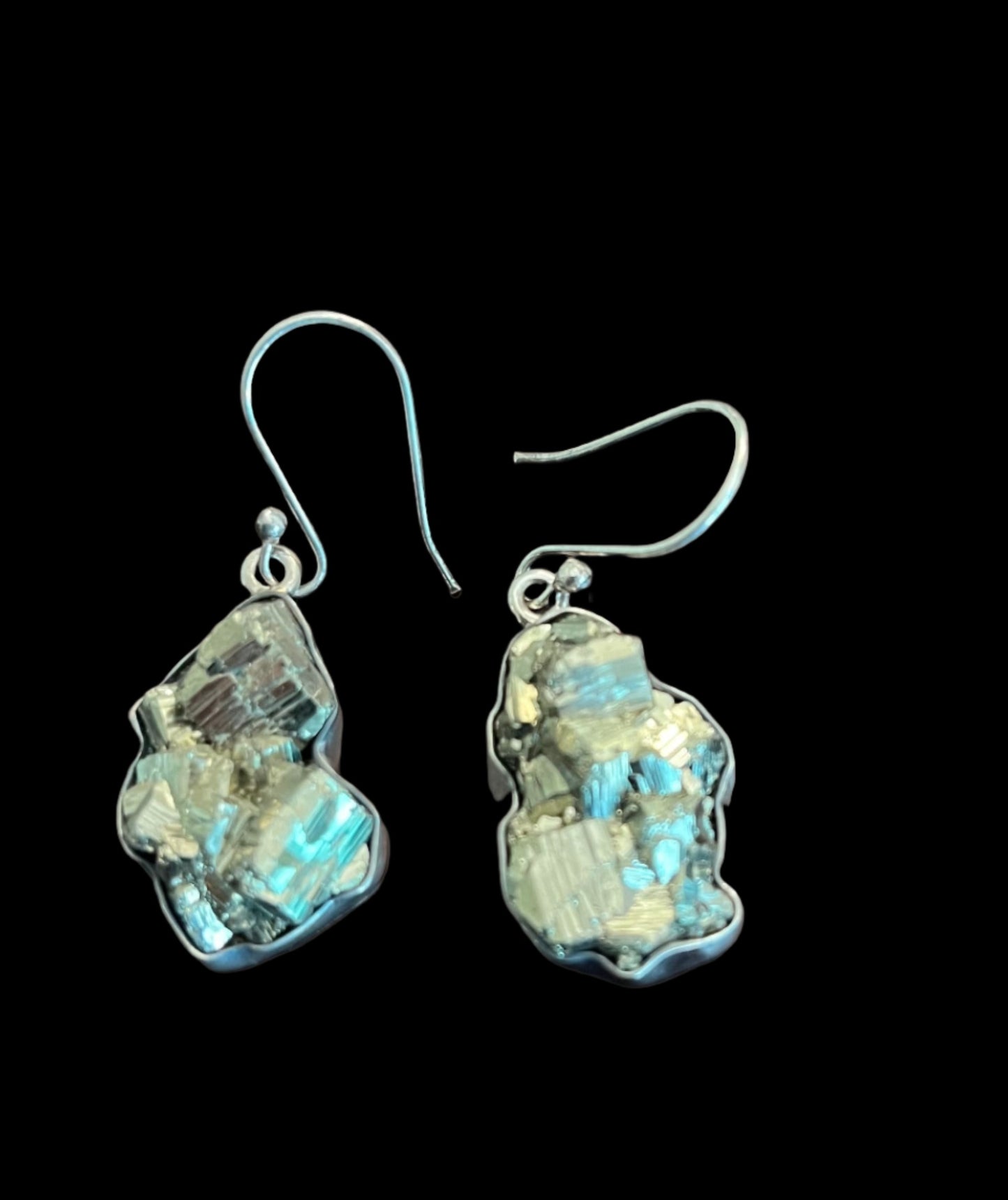 Earrings Pyrite/Sterling