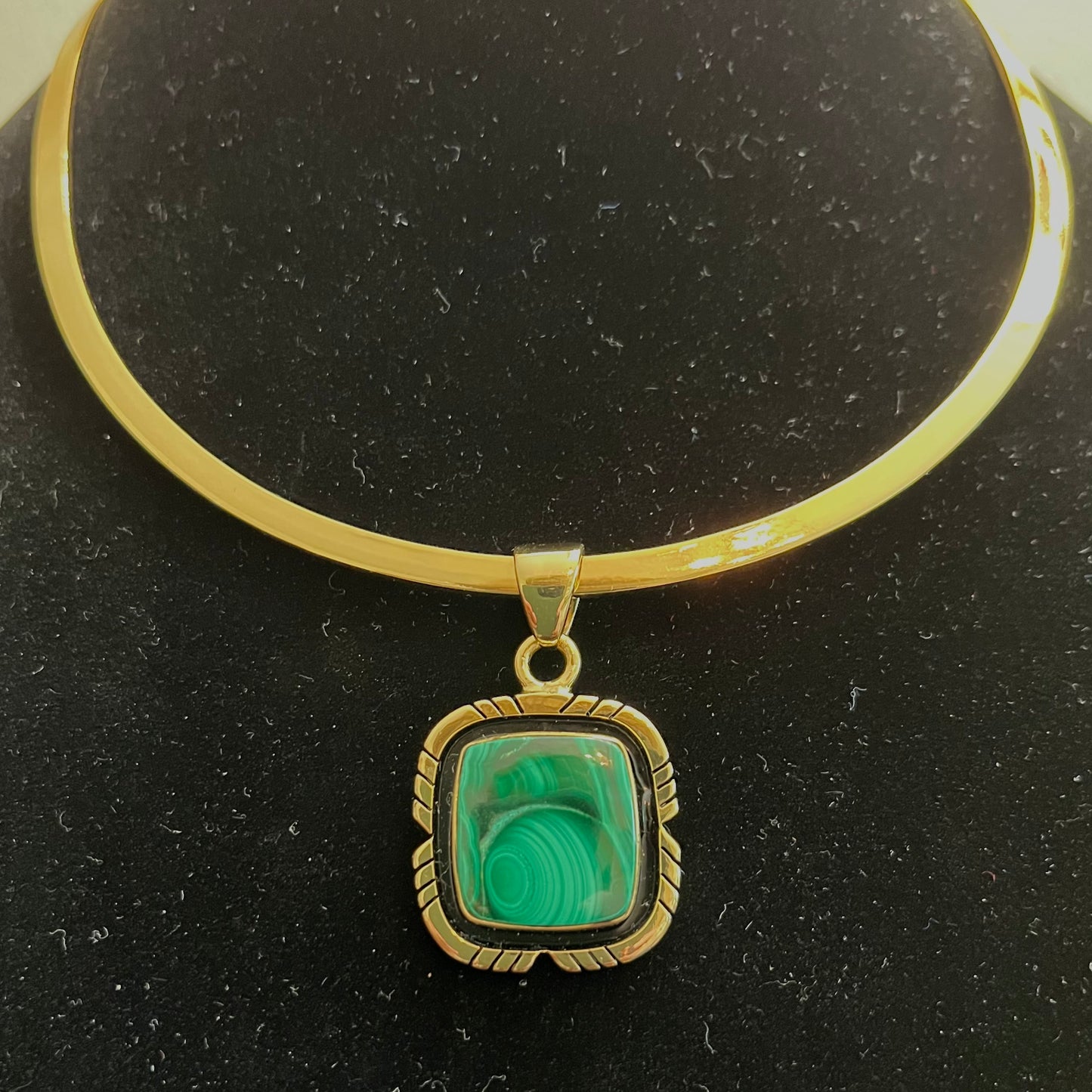 Pendant malachite Alchemia