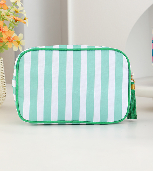 Cosmetic Bag Colorful Striped
