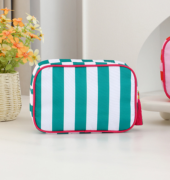 Cosmetic Bag Colorful Striped