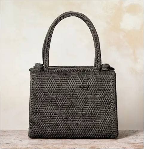 Ata Vine Handbag - Black