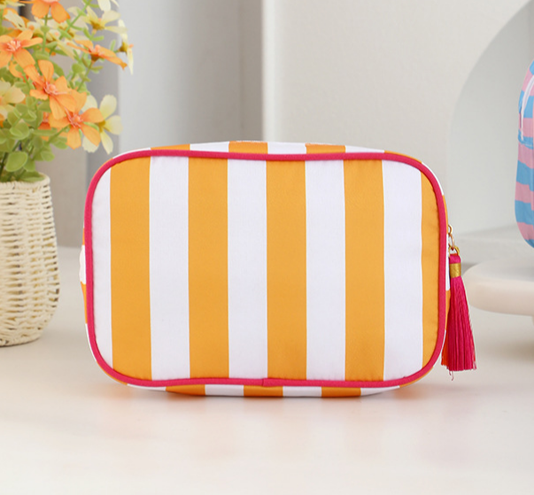 Cosmetic Bag Colorful Striped