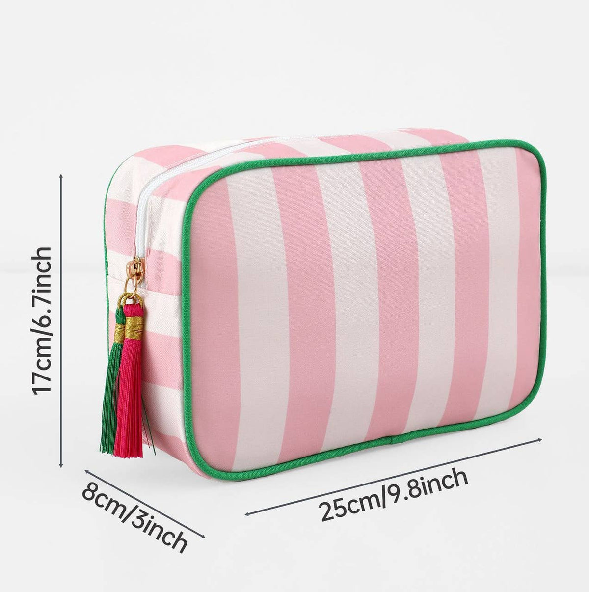 Cosmetic Bag Colorful Striped
