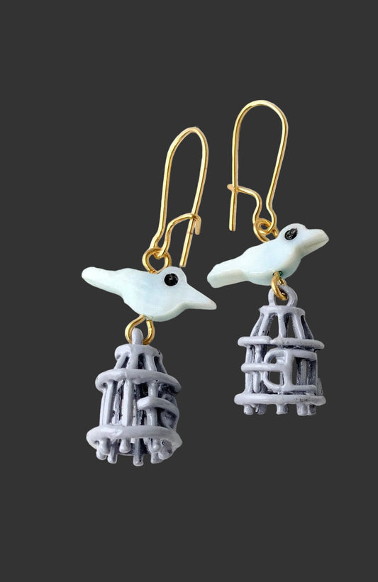 Birdcage Earrings