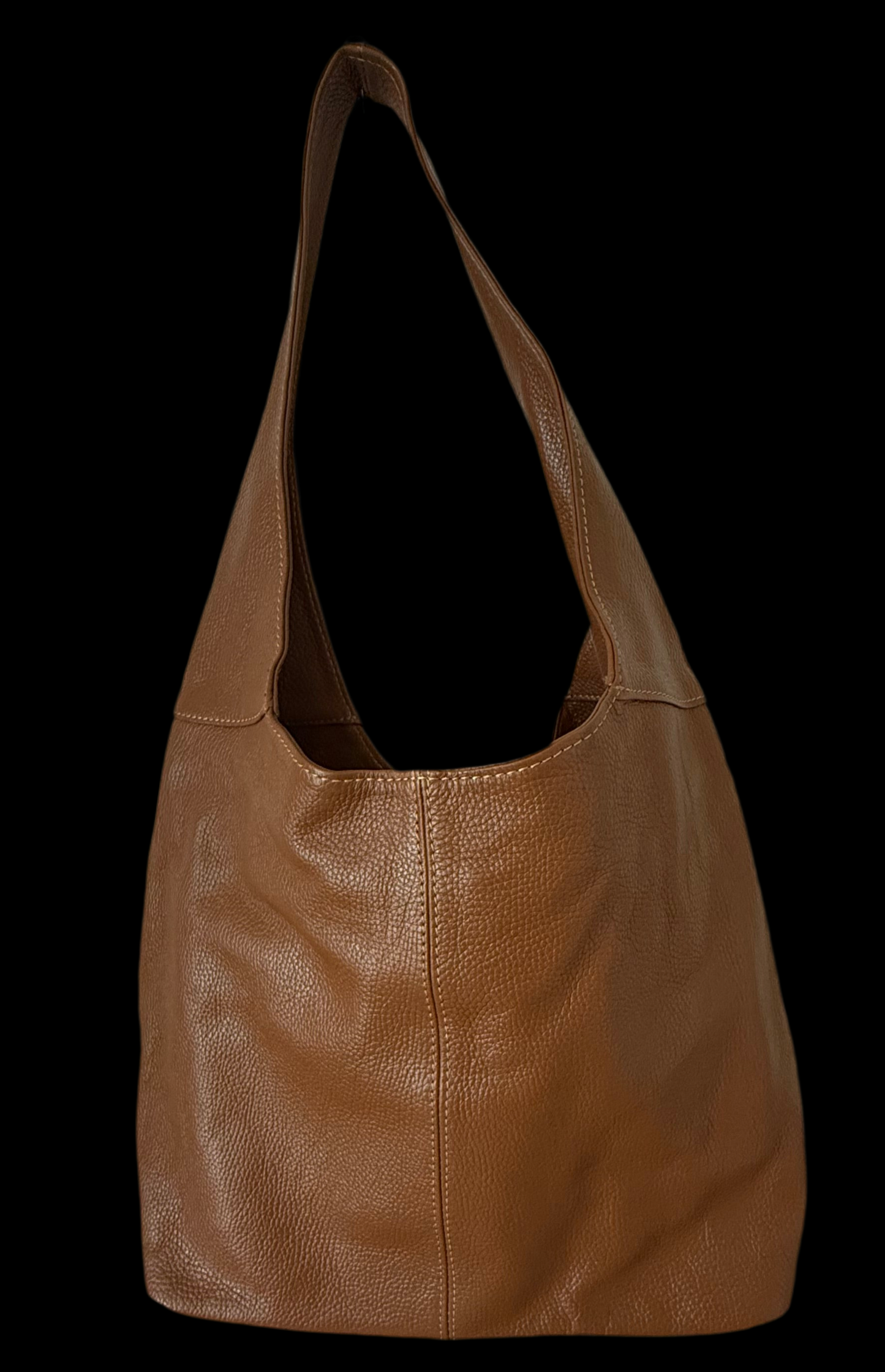 Saddle Brown Leather Handbag