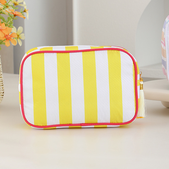 Cosmetic Bag Colorful Striped