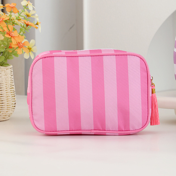 Cosmetic Bag Colorful Striped