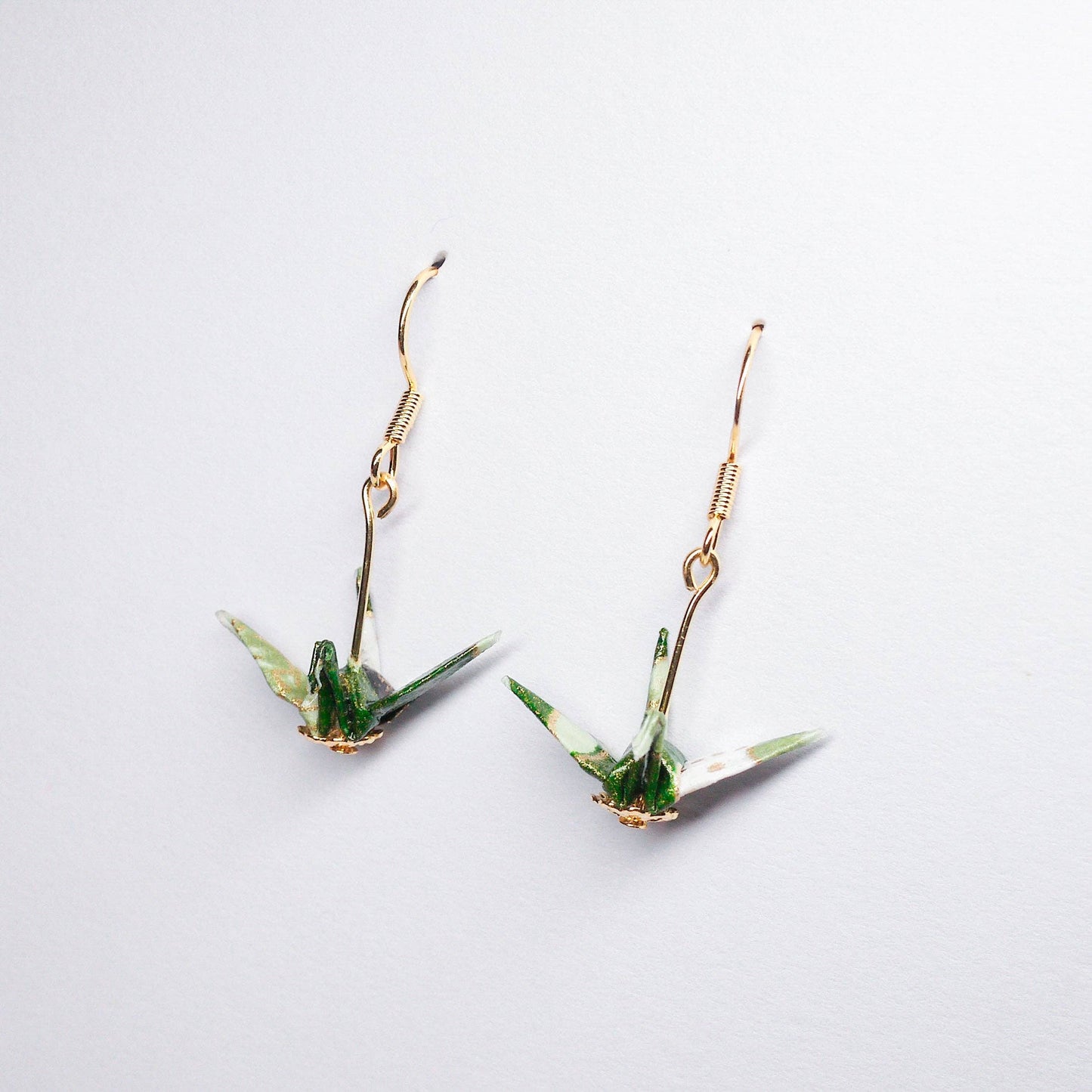 Small Crane Earrings