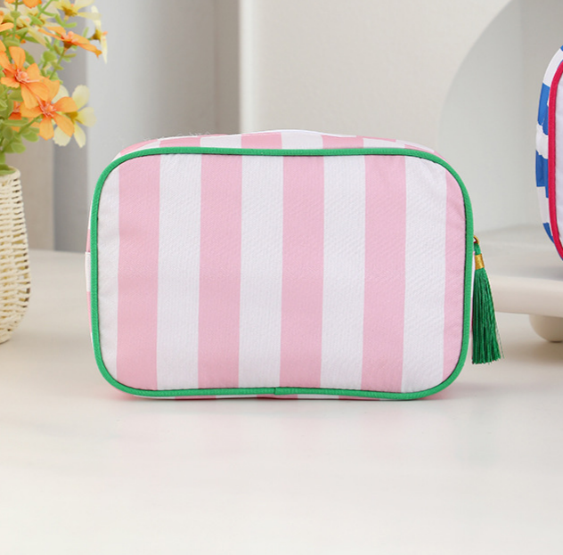 Cosmetic Bag Colorful Striped