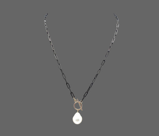 Carol Necklace - oxidized