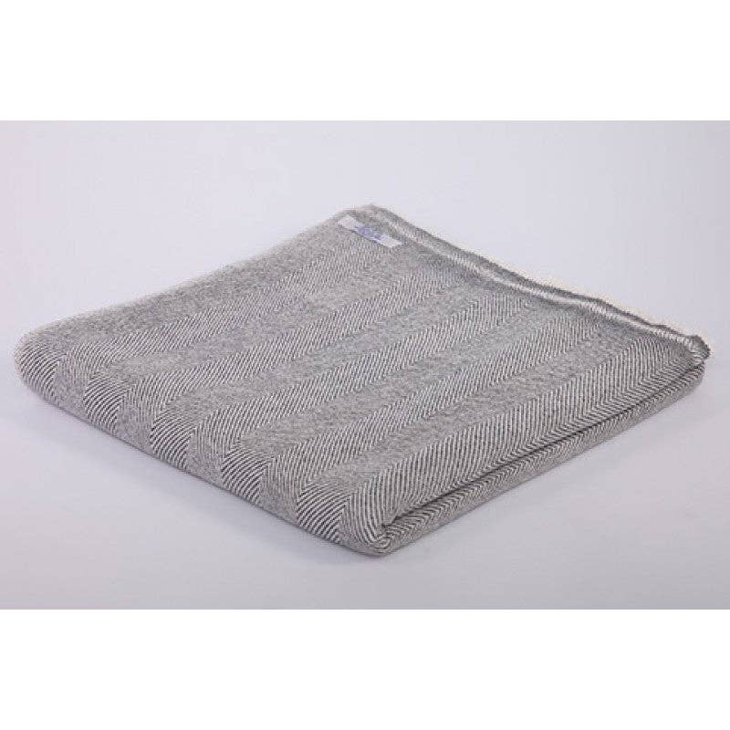 Herringbone  Cashmere Blanket