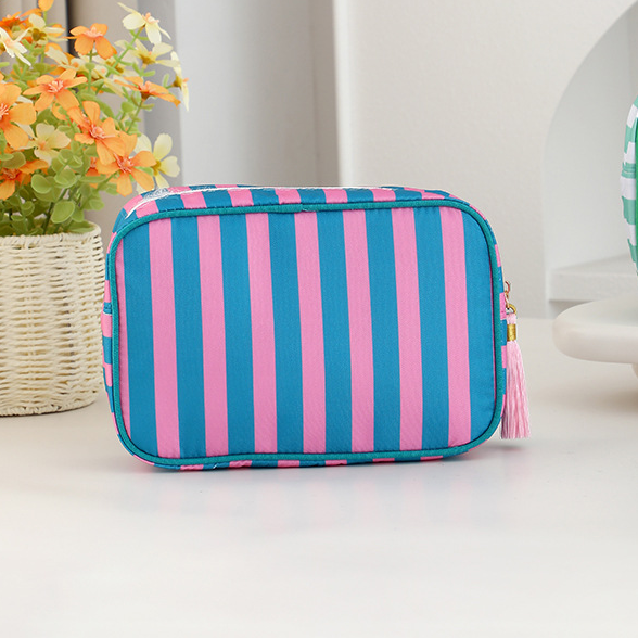 Cosmetic Bag Colorful Striped