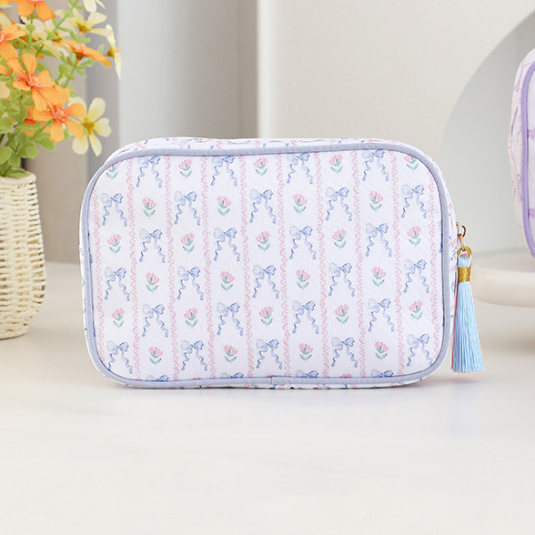 Cosmetic Bag Colorful Striped