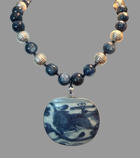 Antique Porcelain & Kyanite