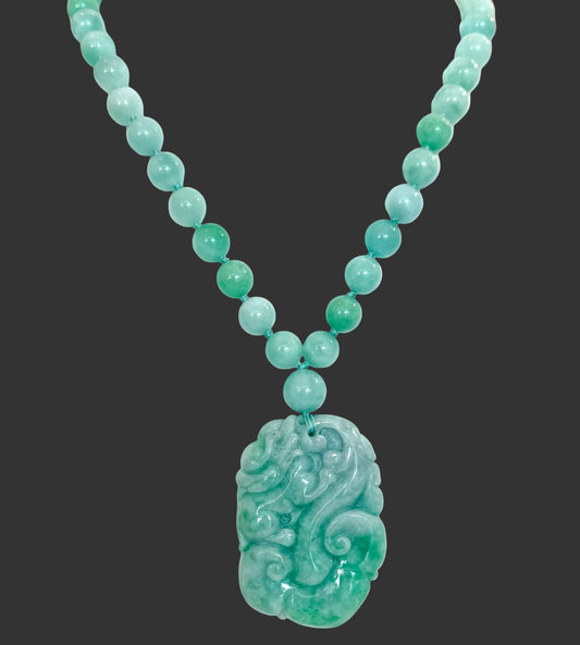 Jade Necklace & Pendant