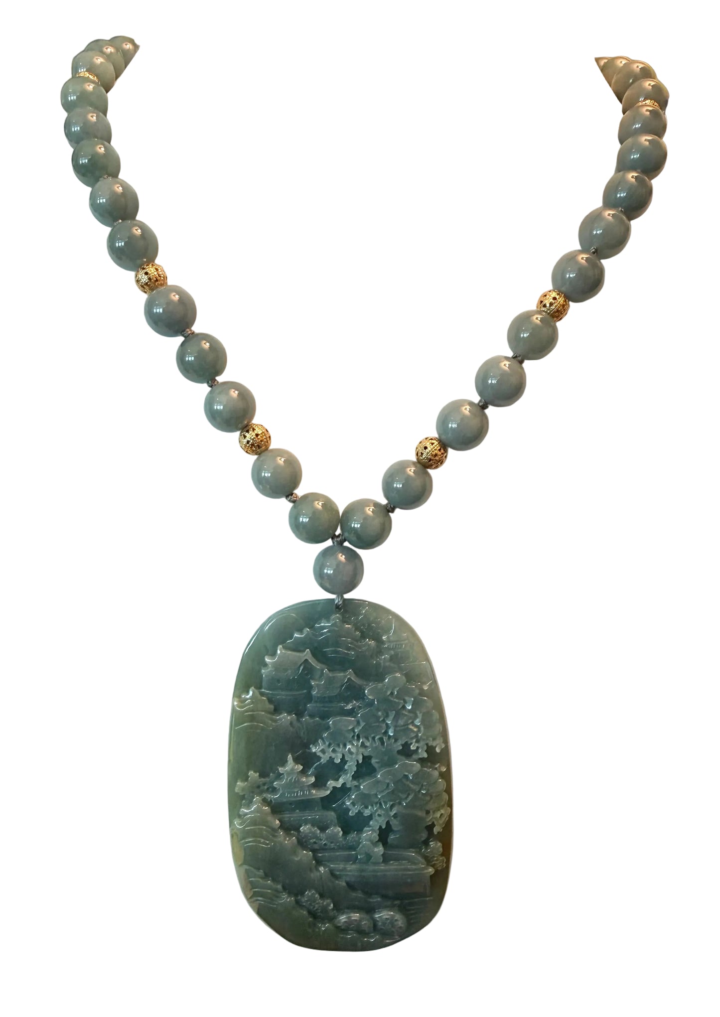 Jade Pendant with Scene