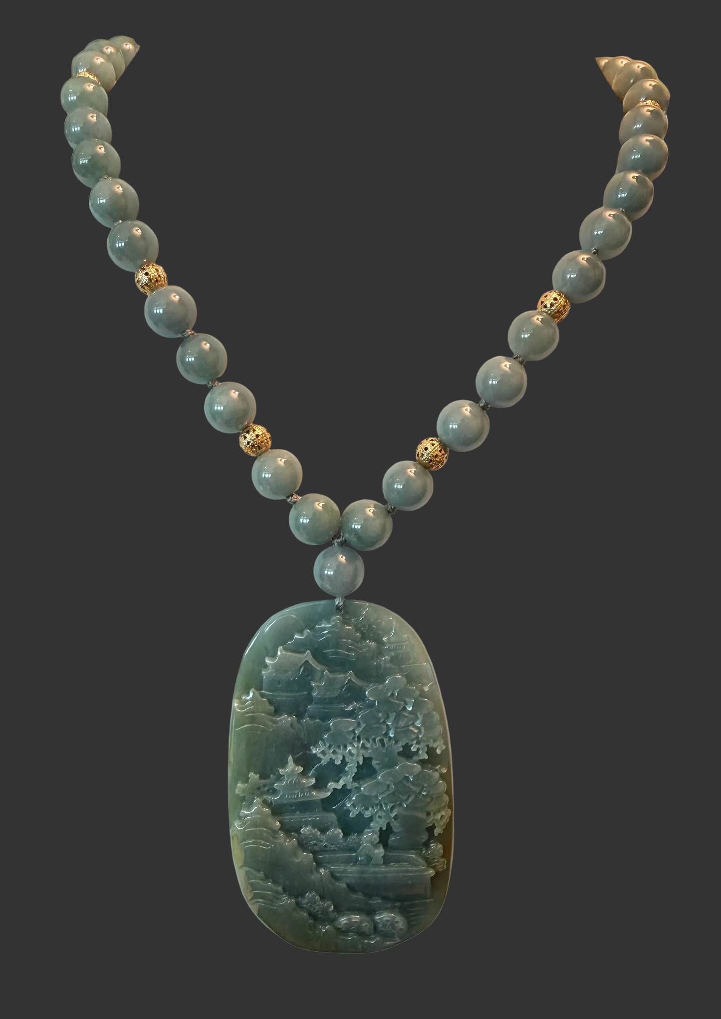 Jade Pendant with Scene