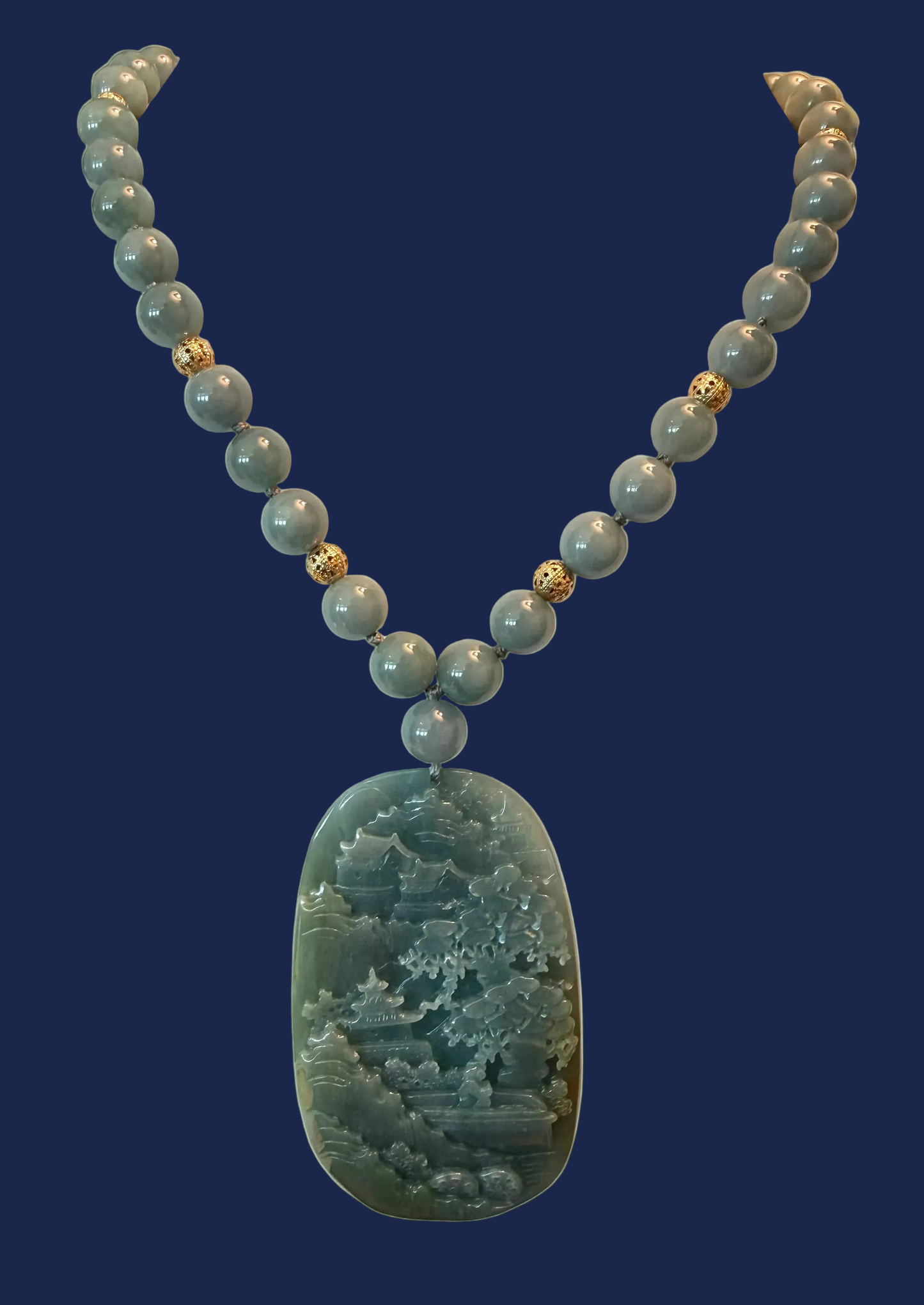 Jade Pendant with Scene