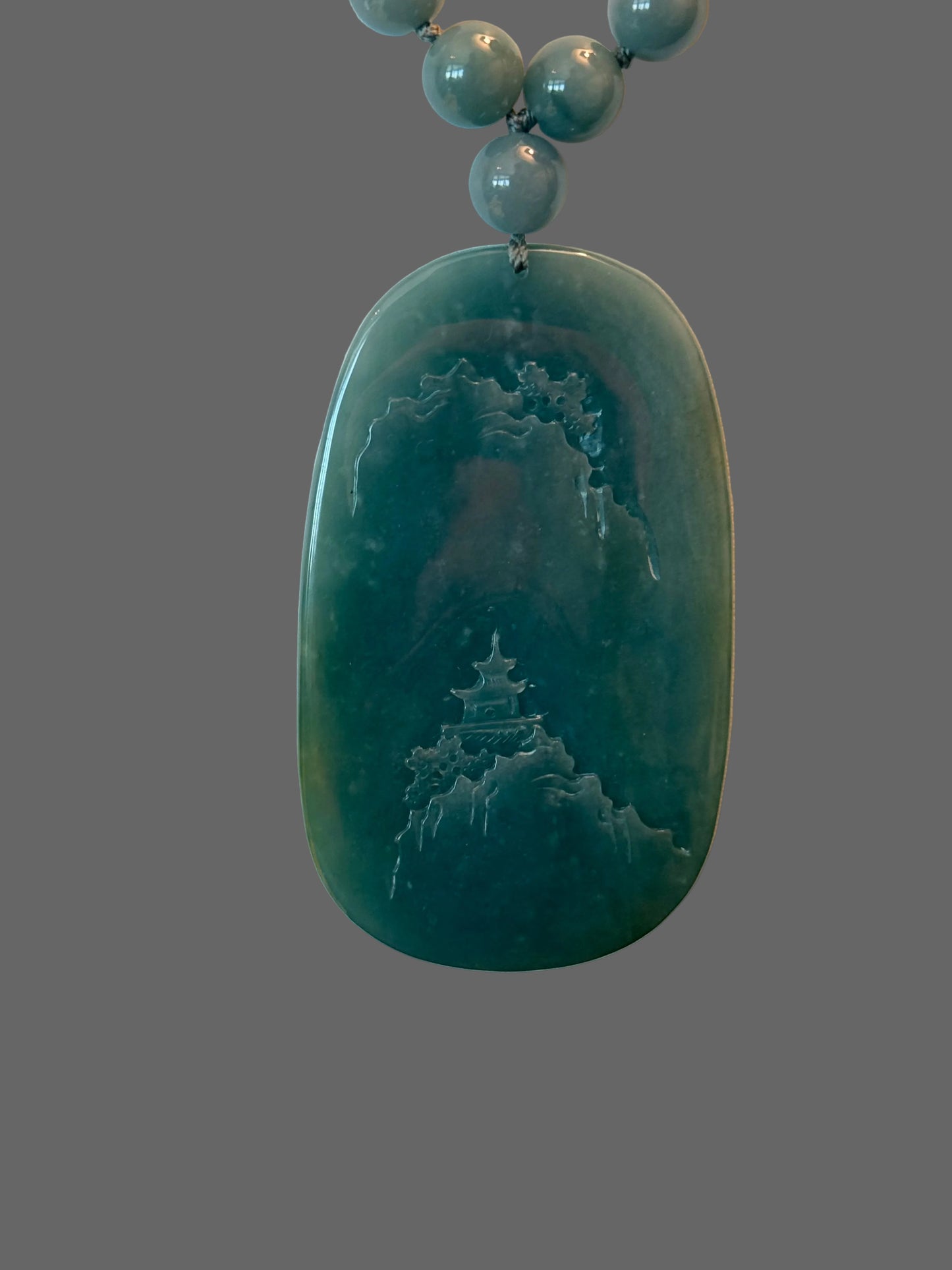 Jade Pendant with Scene