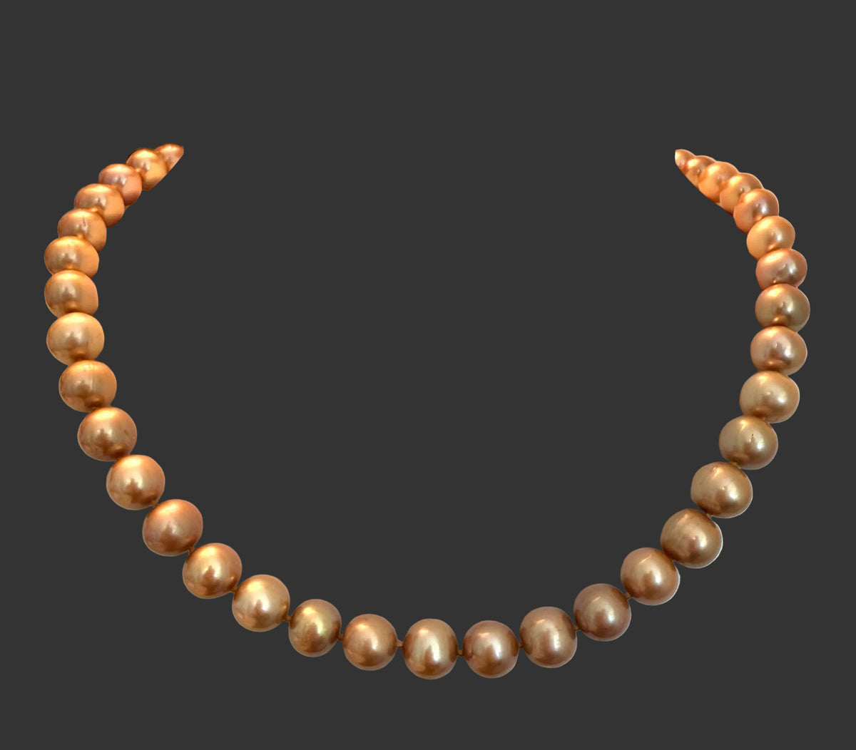 Champagne Pearl Necklace