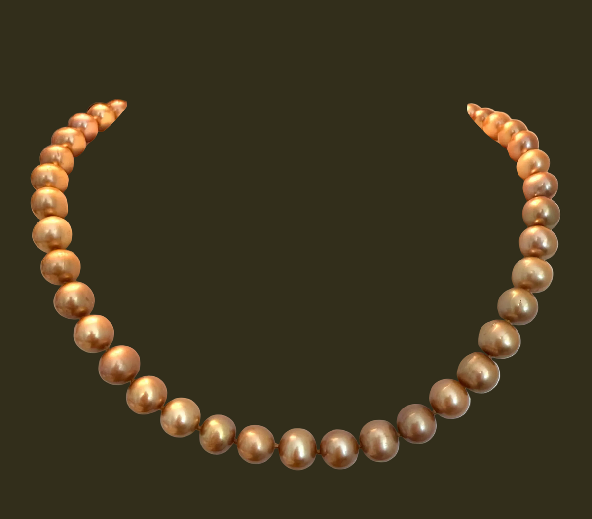 Champagne Pearl Necklace