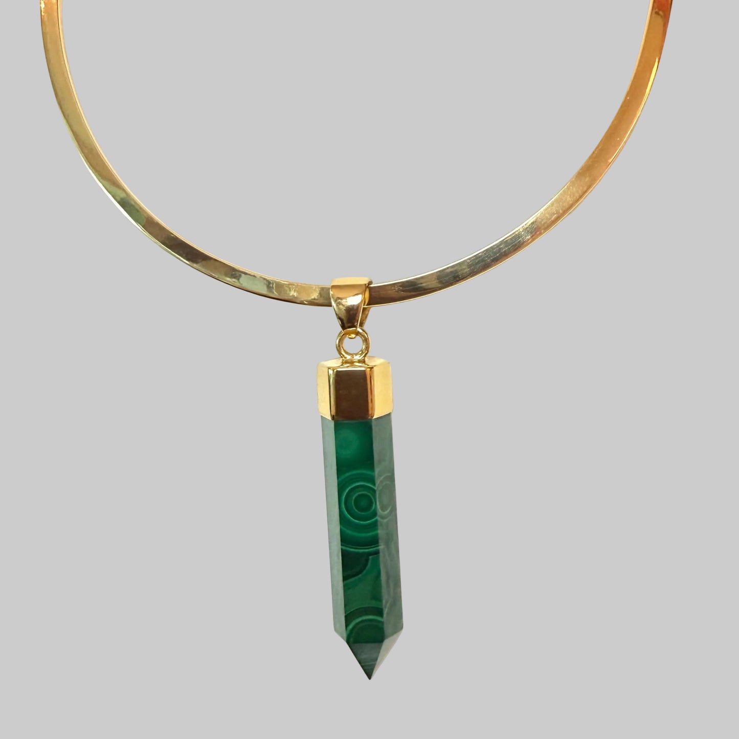Malachite Point Pendant and Alchemia #2