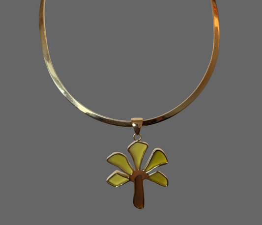 Spring Break Palm Pendant