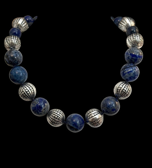 LAPIS WITH SILVER