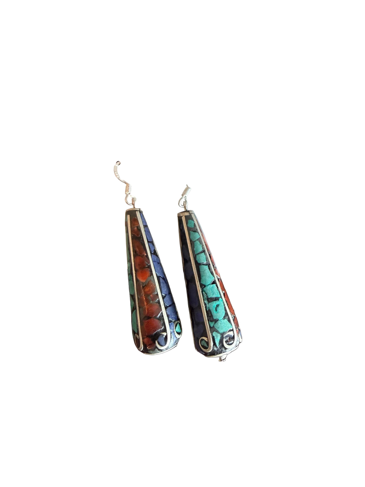 Earrings inlay drop