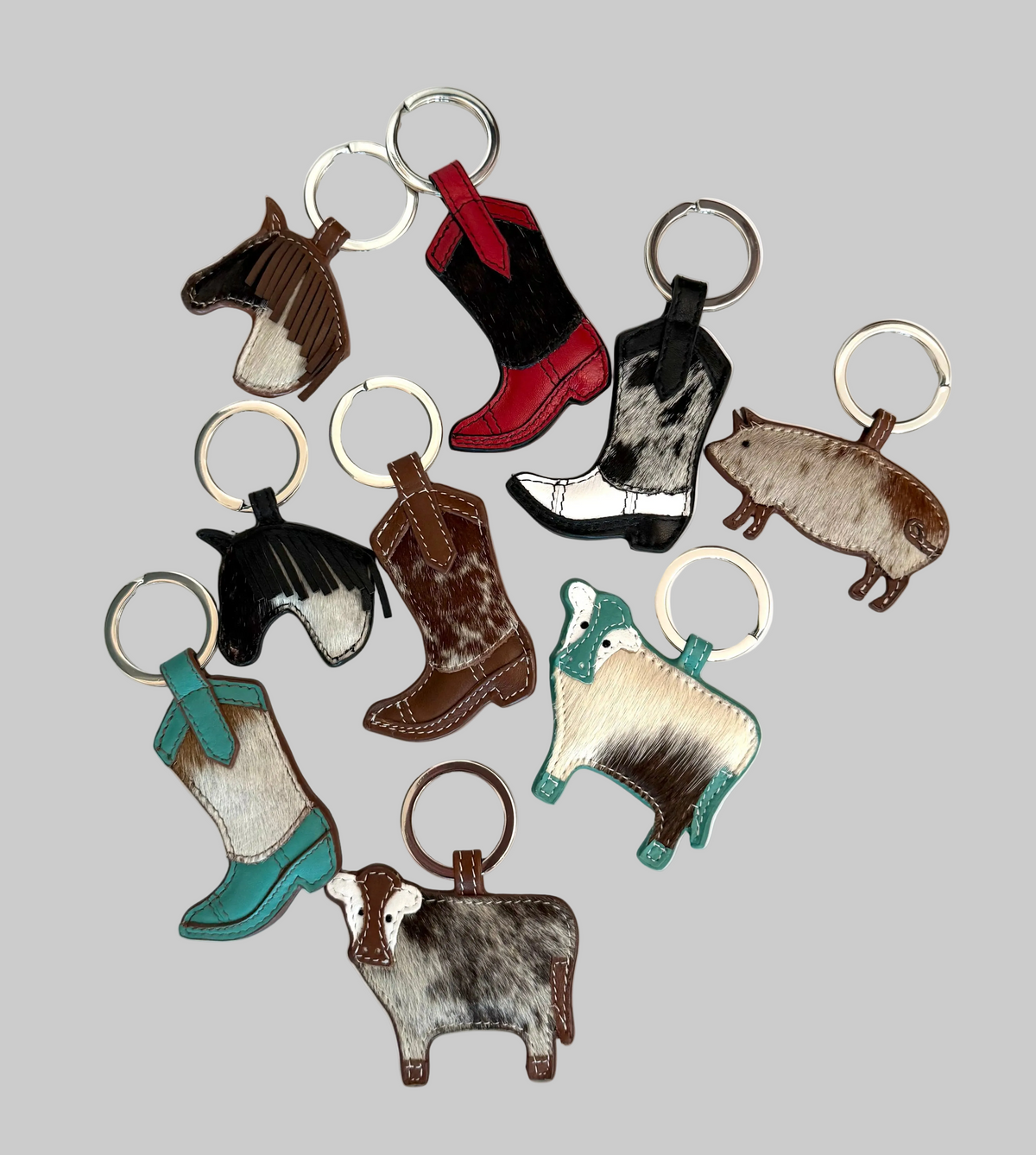 Boot Scootin' Key Fobs